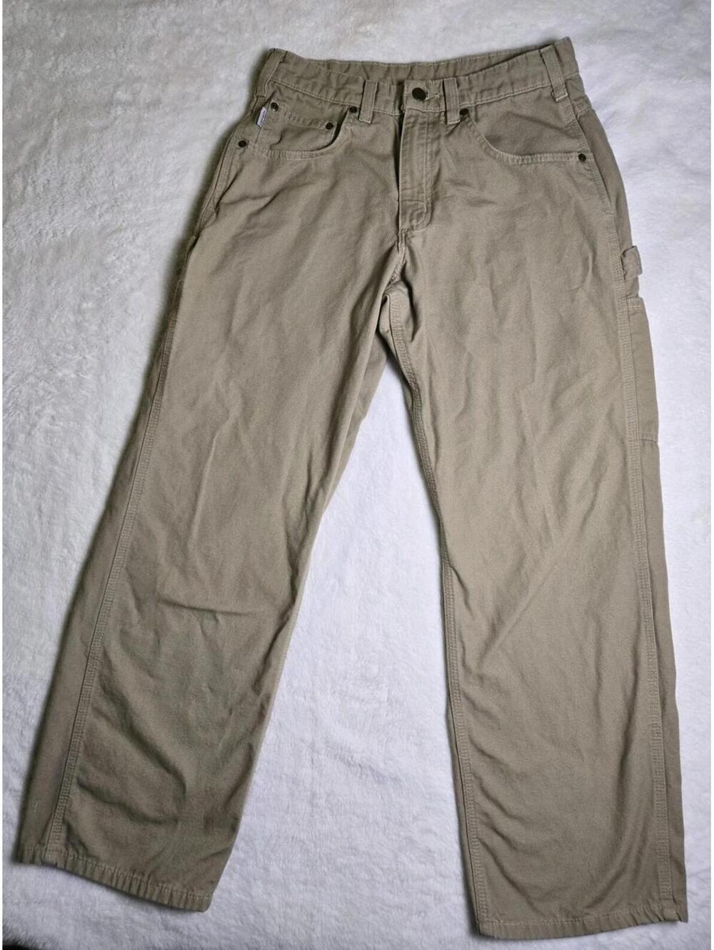Carhartt B159-GKH Khaki Loose Original Fit Work Pants - Mens 30x30